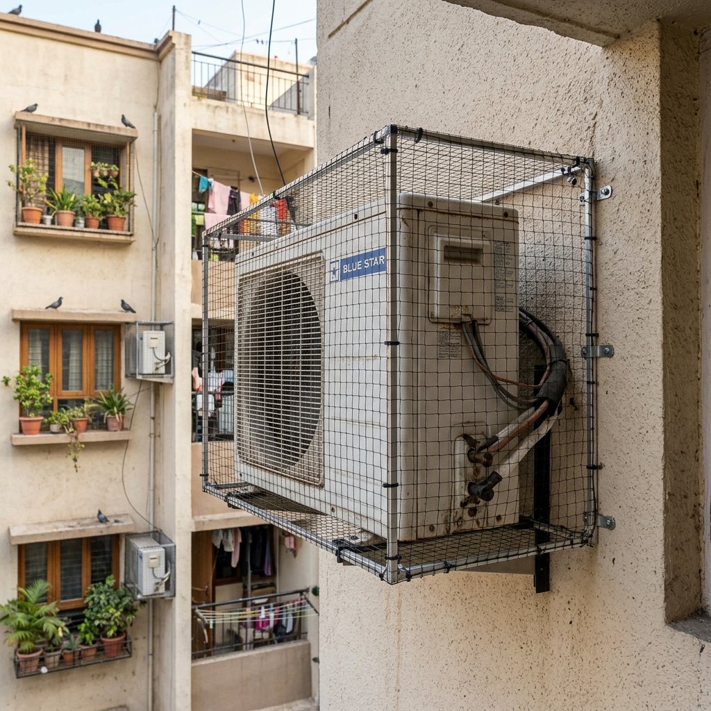 Pigeon Nets for AC Outdoor